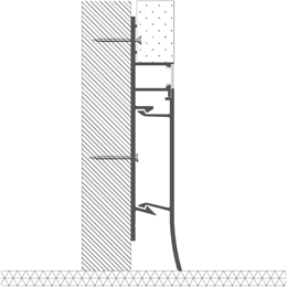 Installation profilé en aluminium pour rubans led PR-BB02-02-S2 Installation profilé en aluminium pour rubans led PR-BB02-02-S2