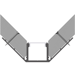 Installation profilé en aluminium pour rubans led PR-DW02-03-S2 Installation profilé en aluminium pour rubans led PR-DW02-03-S2