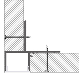 Installation profilé en aluminium pour rubans led PR-DW14-03-W3