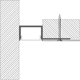 Installation profilé en aluminium pour rubans led PR-DW15-03-W3