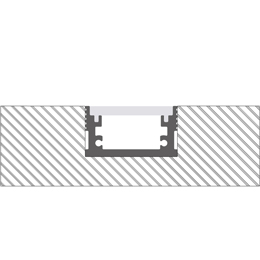 Installation profilé en aluminium pour rubans led PR-FL01-21-S2 Installation profilé en aluminium pour rubans led PR-FL01-21-S2