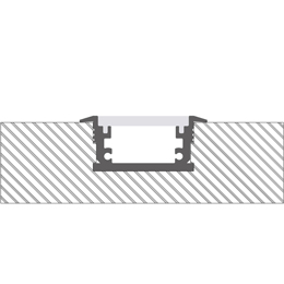 Installation profilé en aluminium pour rubans led PR-FL03-21-S2 Installation profilé en aluminium pour rubans led PR-FL03-21-S2