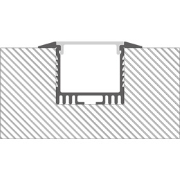 Installation profilé en aluminium pour rubans led PR-RE06-01-S2