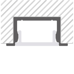 Installation profilé en aluminium pour rubans led PR-RE15-16 Installation profilé en aluminium pour rubans led PR-RE15-16