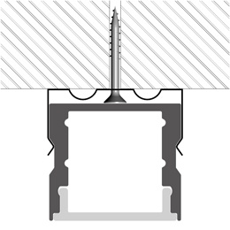 Installation profilé en aluminium pour rubans led PR-SL05-03