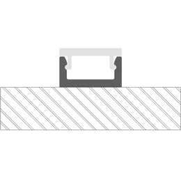 Installation profilé en aluminium pour rubans led PR-SL13-02 Installation profilé en aluminium pour rubans led PR-SL13-02