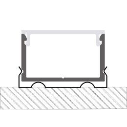 Installation profilé en aluminium pour rubans led PR-SL15-01 Installation profilé en aluminium pour rubans led PR-SL15-01