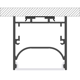 Installation profilé en aluminium pour rubans led PR-SL18-25 Installation profilé en aluminium pour rubans led PR-SL18-25