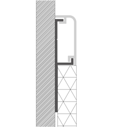 Installation profilé en aluminium pour rubans led PR-TI02-10-W3
