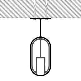 Installation profilé en aluminium pour rubans led PR-WB01-00-S2
