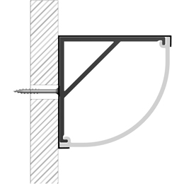 Installation profilé en aluminium pour rubans led PR-AN04-09 Installation profilé en aluminium pour rubans led PR-AN04-09