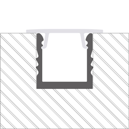 Installation profilé en aluminium pour rubans led PR-RE09-0222-S3