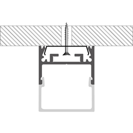 Installation profilé en aluminium pour rubans led PR-SL01-01