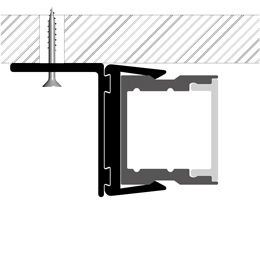 Installation profilé en aluminium pour rubans led PR-SL05-03