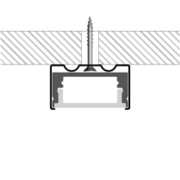 Installation profilé en aluminium pour rubans led PR-SL08-03