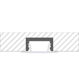 Installation profilé en aluminium pour rubans led PR-SL13-0222-W2 Installation profilé en aluminium pour rubans led PR-SL13-0222-W2