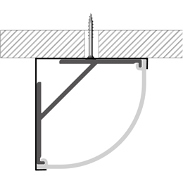 Installation profilé en aluminium pour rubans led PR-AN05-09