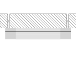 Installation profilé en aluminium pour rubans led PR-SL05-03